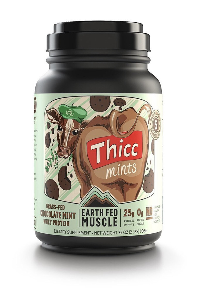 Thicc Mints Chocolate Mint Grass Fed Whey Protein