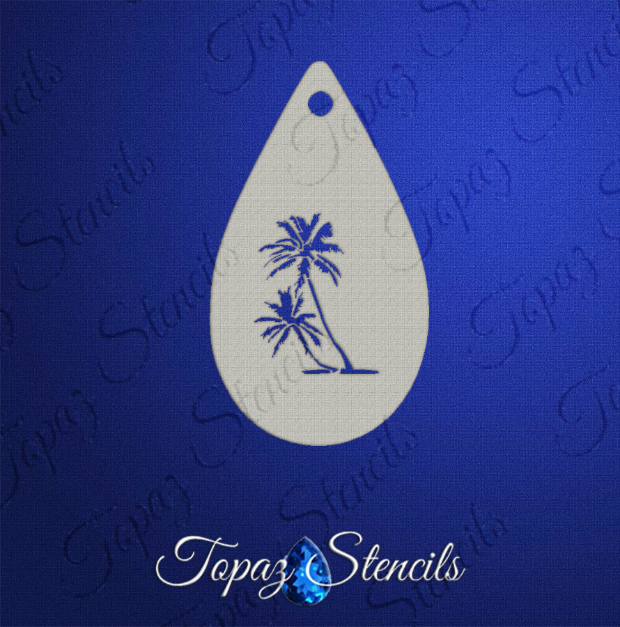 Windswept Palm Trees