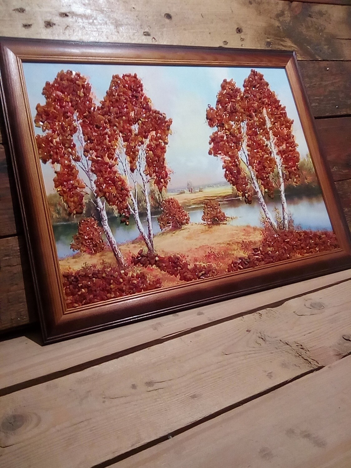 картина из янтаря