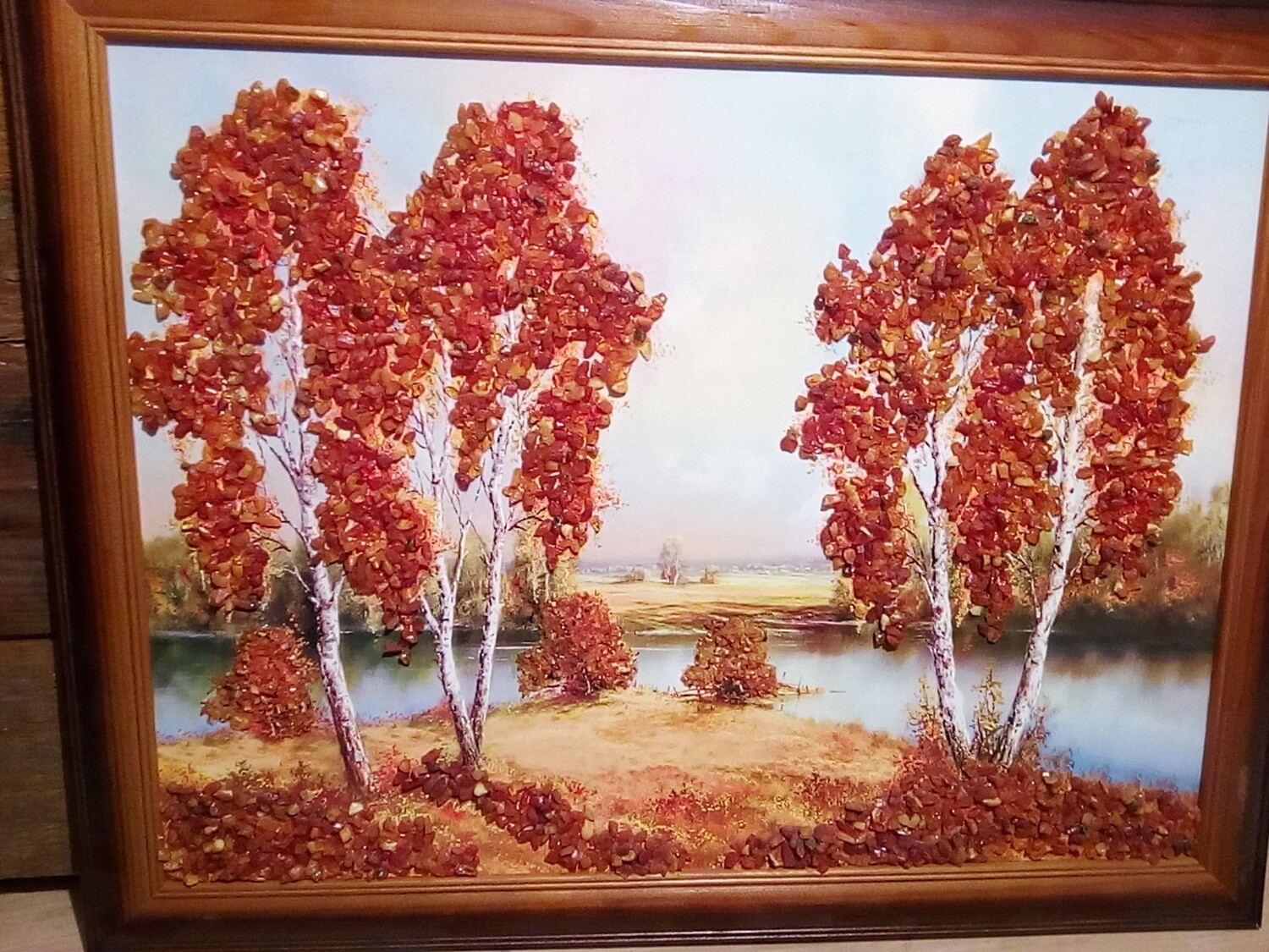 картина из янтаря