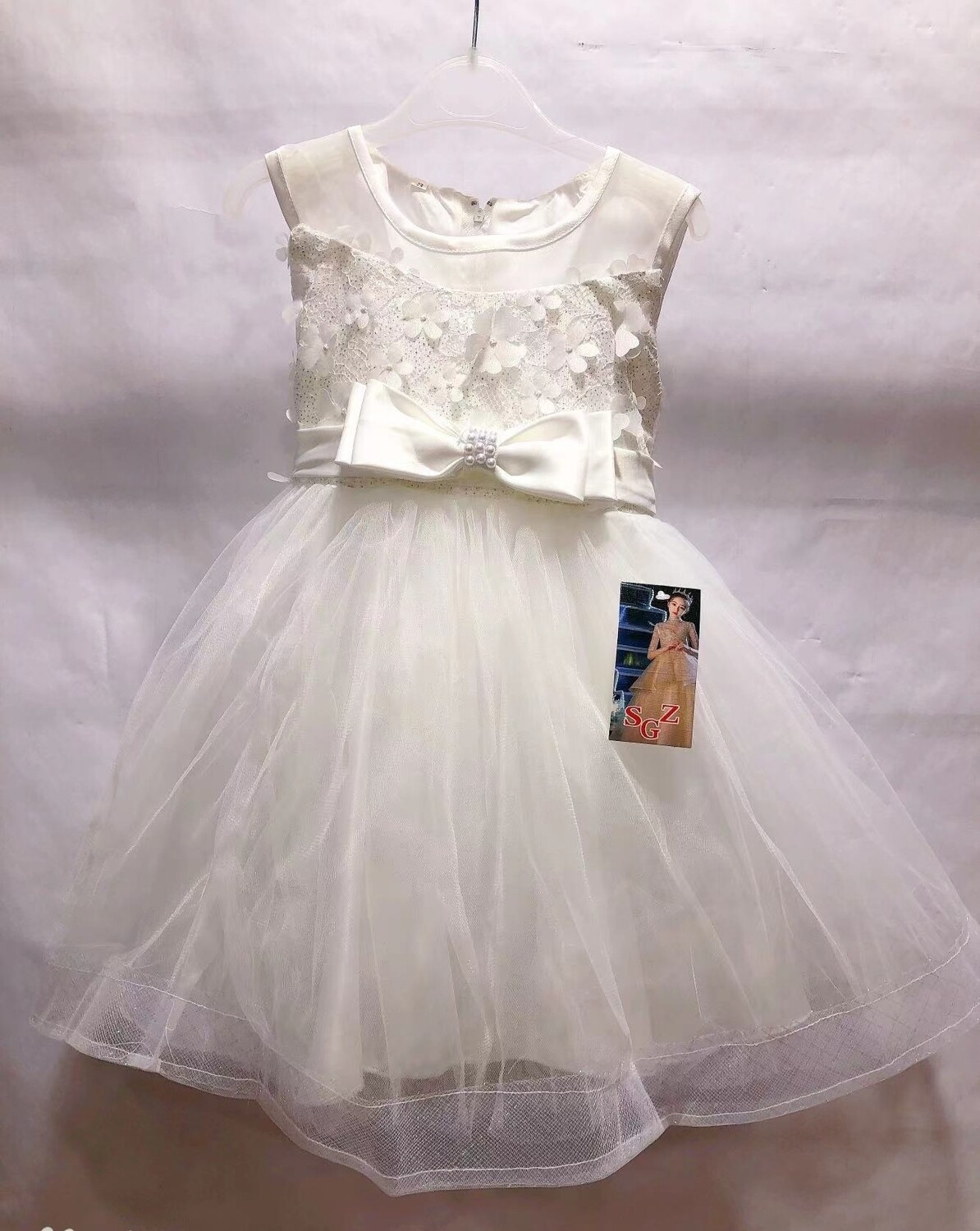 robe cérémonie mariage fille blanche