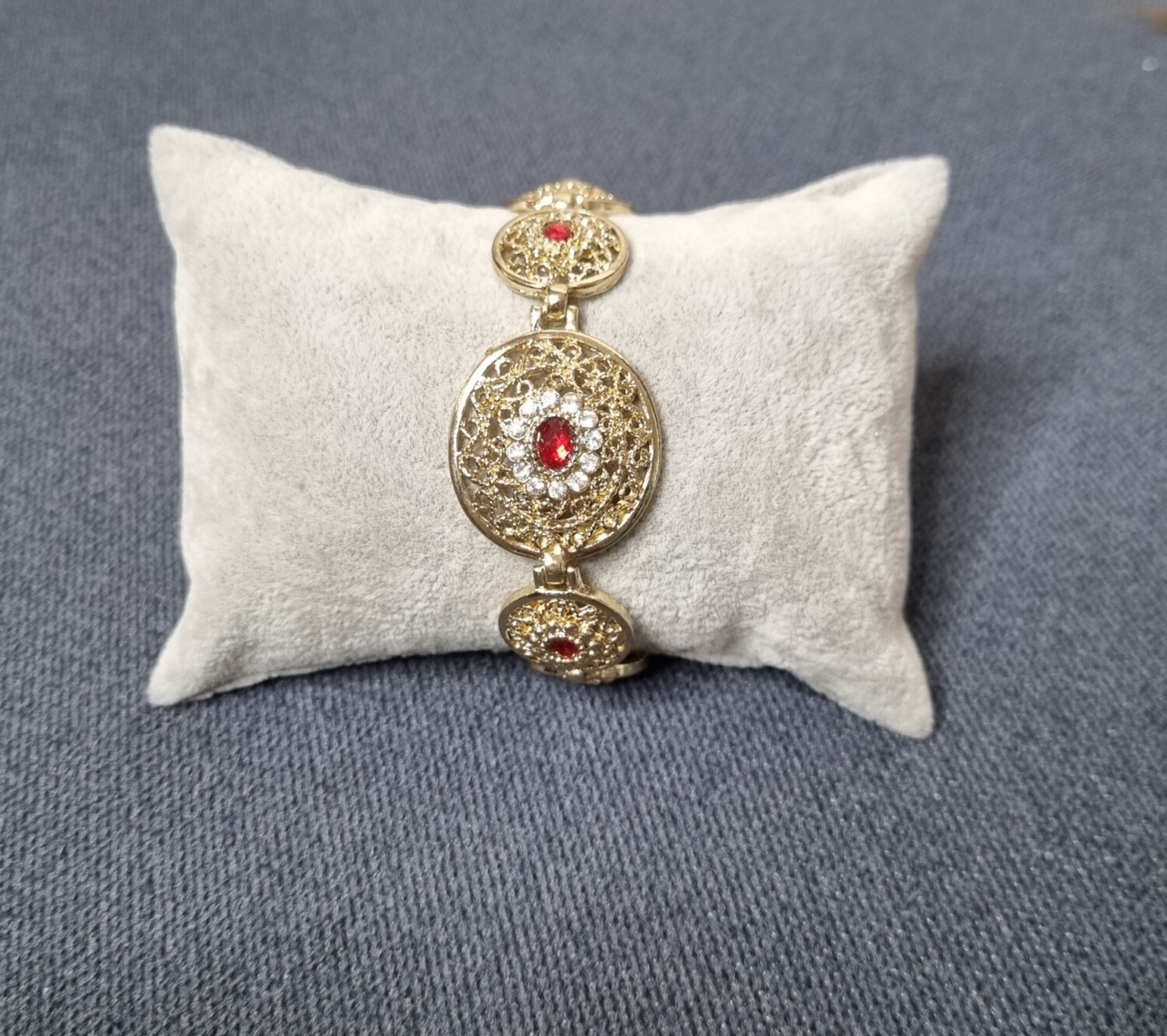 bracelet mariage oriental ajouré doré