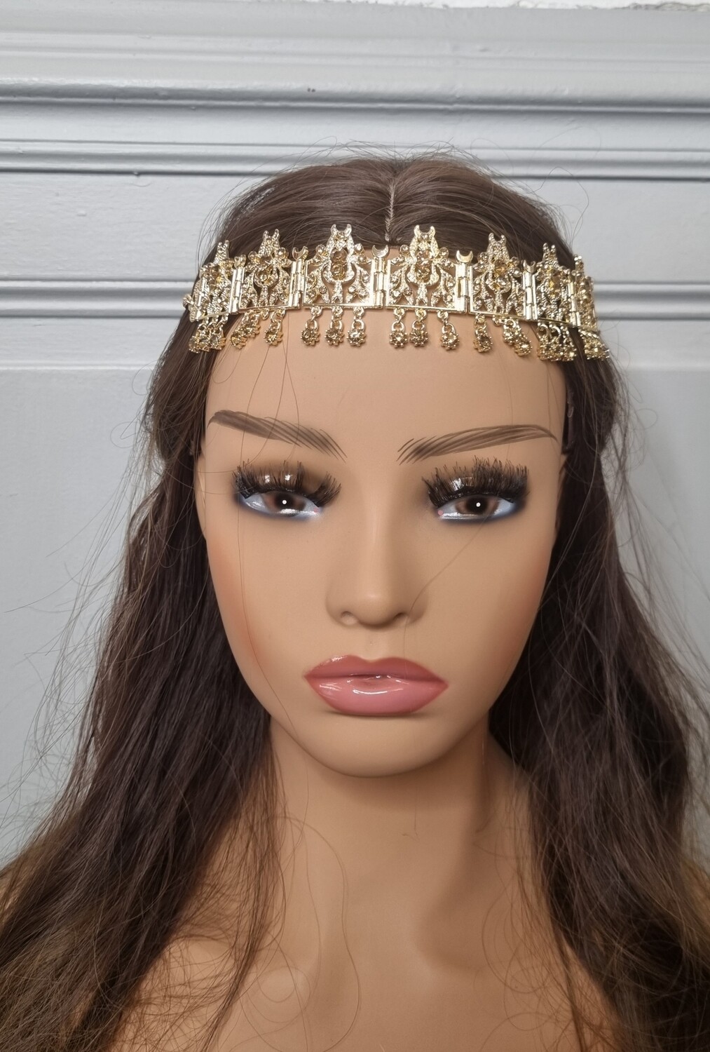 bijou de tête mariage oriental doré