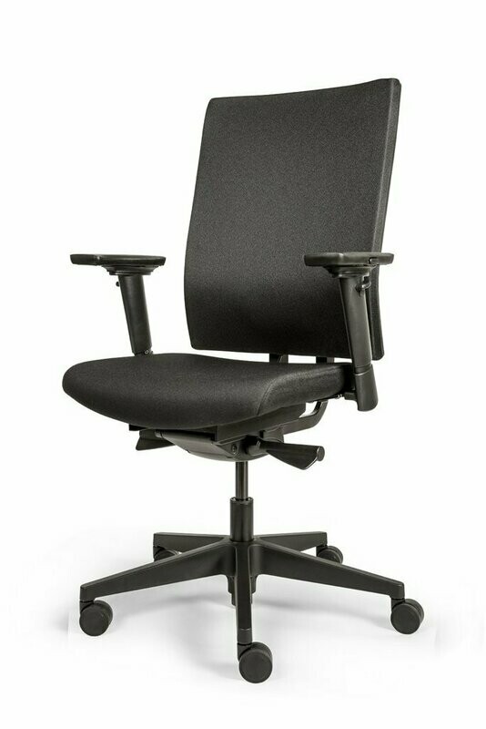 Drehstuhl MC 17 Comfort Sitz - Büro Armlehnstuhl schwarz Drehstuhl MC 17 Comfort Sitz - Büro Armlehnstuhl schwarz
