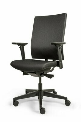 Drehstuhl MC 17 Comfort Sitz - Büro Armlehnstuhl schwarz