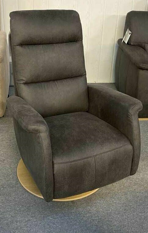 Relaxsessel 9392 1SDCL mit Federkern - Microfaser anthrazit