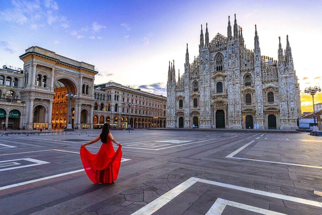 Postcard City of Milan