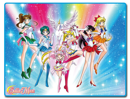 SAILOR MOON SUPER S - GROUP IN SKY BLANKET