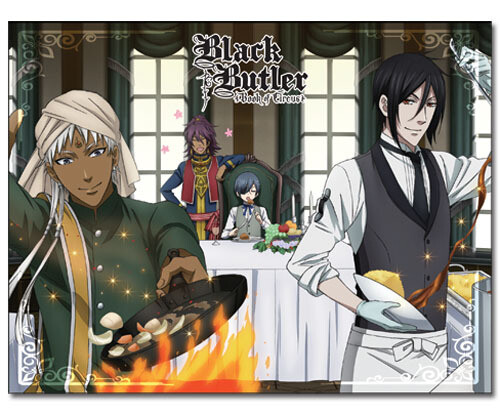 BLACK BUTLER - GROUP COOKING SUBLIMATION THORW BLA