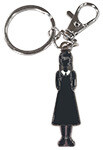 WEDNESDAY SILHOUETTE KEYCHAIN