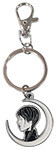 WEDNESDAY CRESENT MOON KEYCHAIN