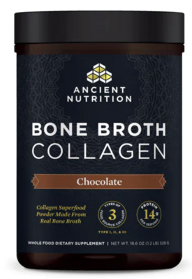 Ancient Nutrition Bone Broth Collagen Chocolate 18.6oz