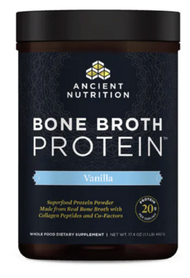 Ancient Nutrition Bone Broth Protein Vanilla 17.4 oz