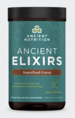Ancient Nutrition Elixirs- Superfood Cocoa 8.4oz