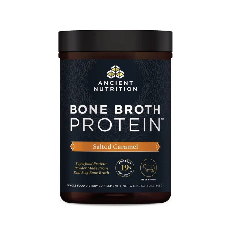 Ancient Nutrition Bone Broth Protein Salted Carmel 17.4oz