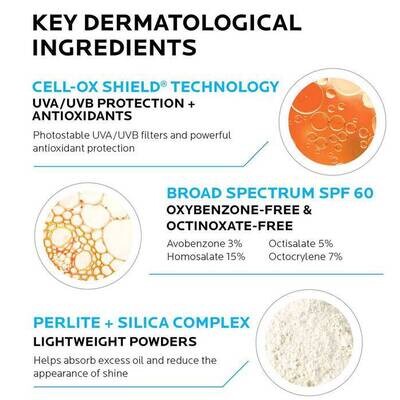La Roche ANTHELIOS  Clear skin dry touch Sunscreen 60 SPF 