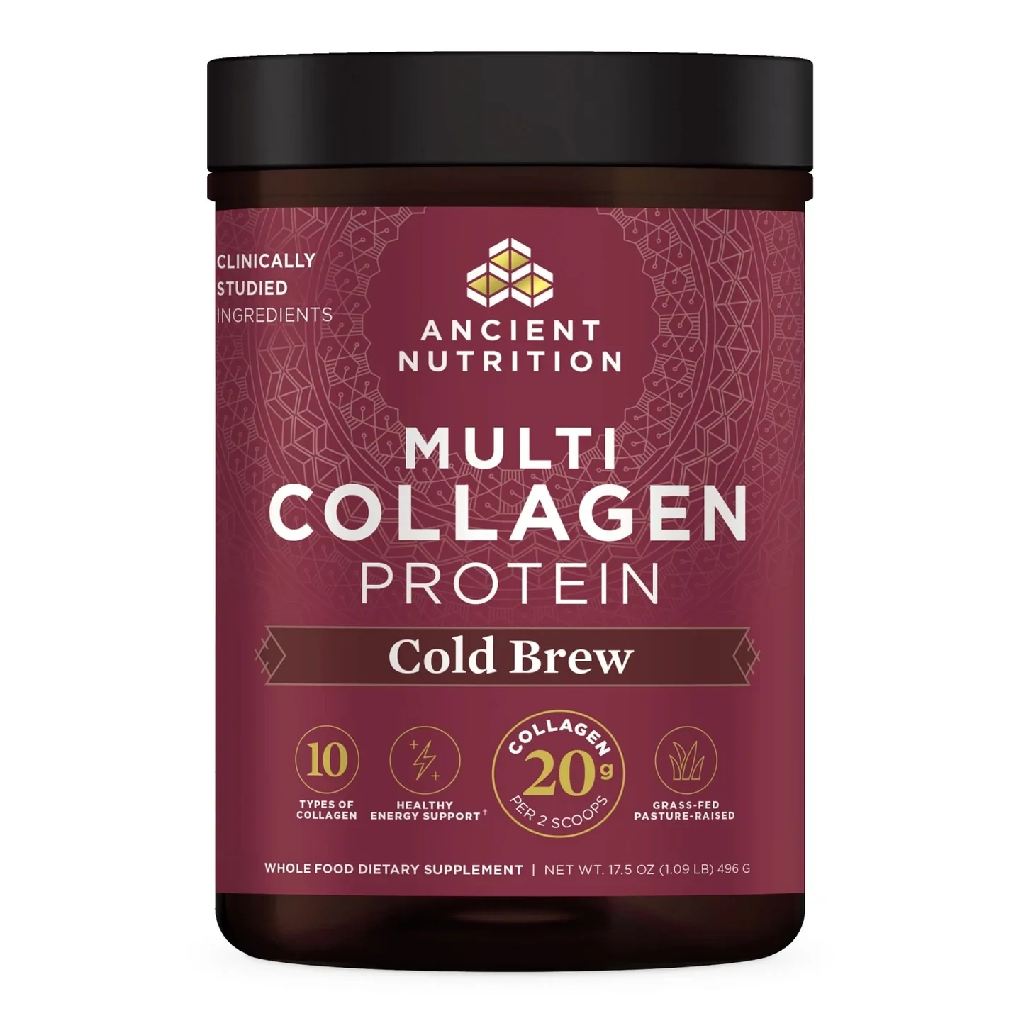 Ancient Nutrition Multi Collagen Protein Cold Brew 17.5 oz