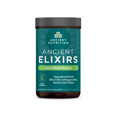 Ancient Nutrition Elixirs Superfood Matcha 7.5oz