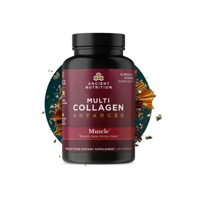 Ancient Nutrition Multi Collagen Adv Muscle 90ct