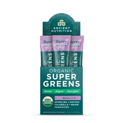 Ancient Nutrition Super Greens Berry 16 pkts