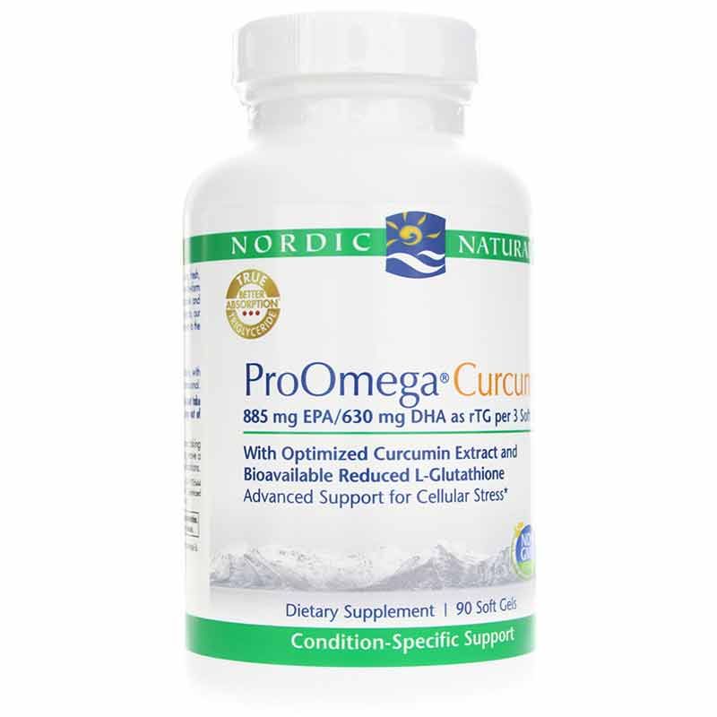 Nordic Naturals ProOmega Curcumin 90ct