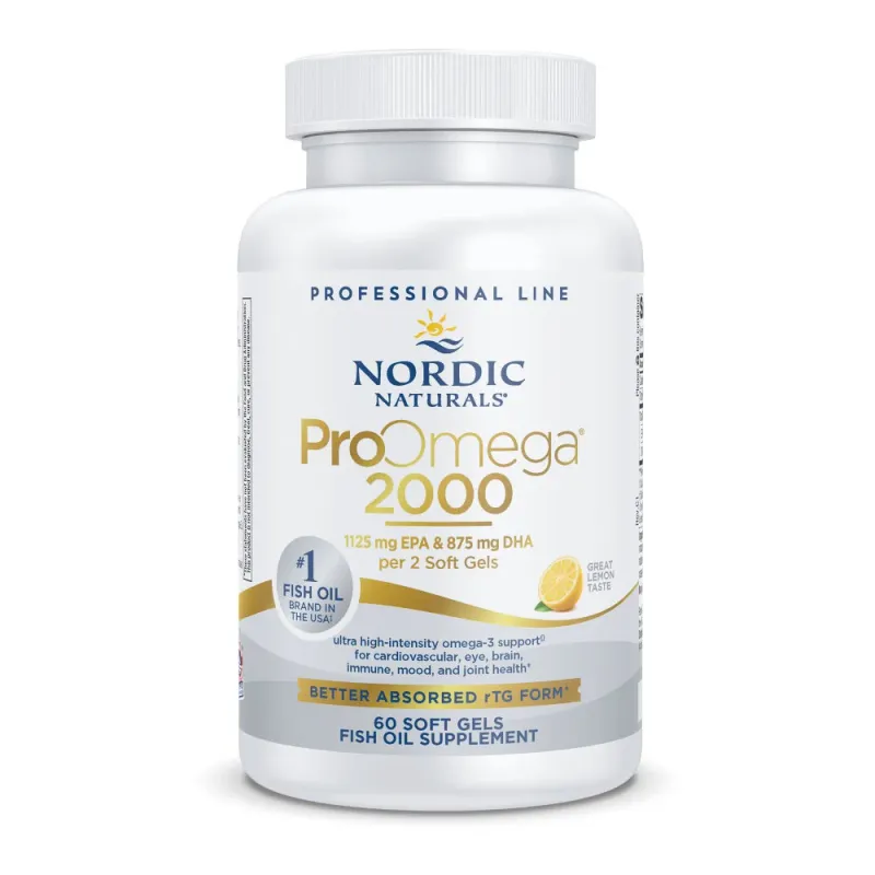 Nordic Naturals ProOmega 2000 Lemon 60ct