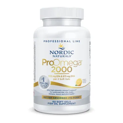Nordic Naturals ProOmega 2000 Lemon 60ct
