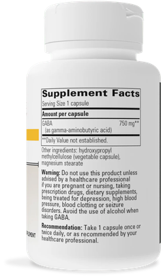 Integrative Therapeutics GABA 60 ct
