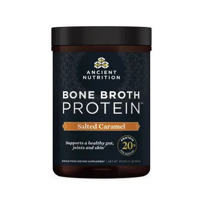 Ancient Nutrition Bone Broth Protein Salted Carmel 17.8oz
