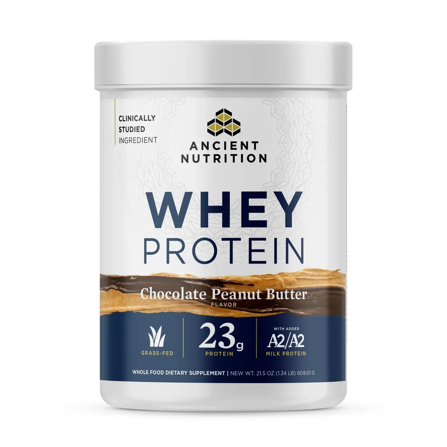 Ancient Nutrition Whey Protein Chocolate Peanut Butter 21.5oz