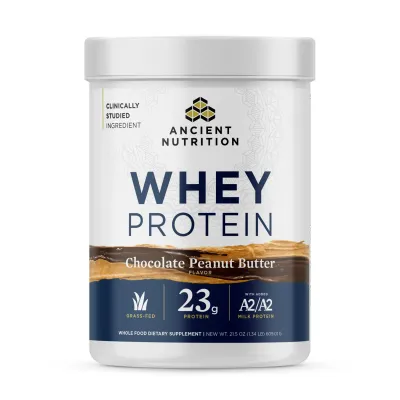 Ancient Nutrition Whey Protein Chocolate Peanut Butter 21.5oz