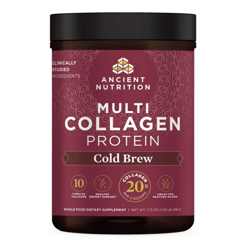 Ancient Nutrition Multi Collagen Protein Cold Brew 17.5 oz