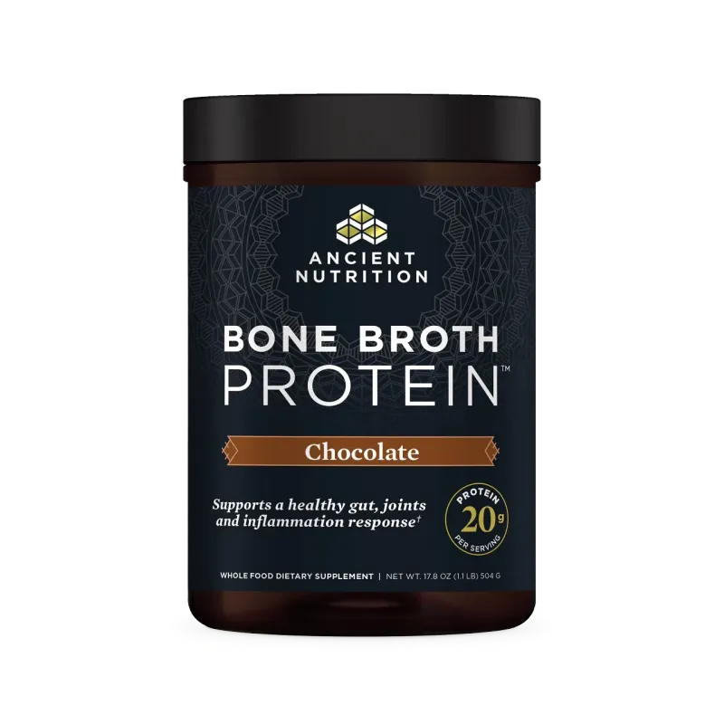 Ancient Nutrition Bone Broth Protein Chocolate 17.8oz