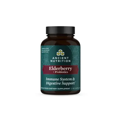Ancient Nutrition Elderberry+ Probiotics 60 