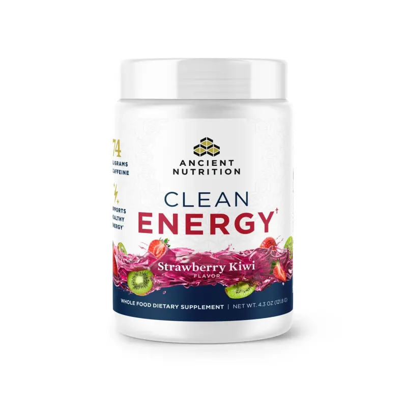 Ancient Nutrition Clean Energy Strawberry Kiwi 