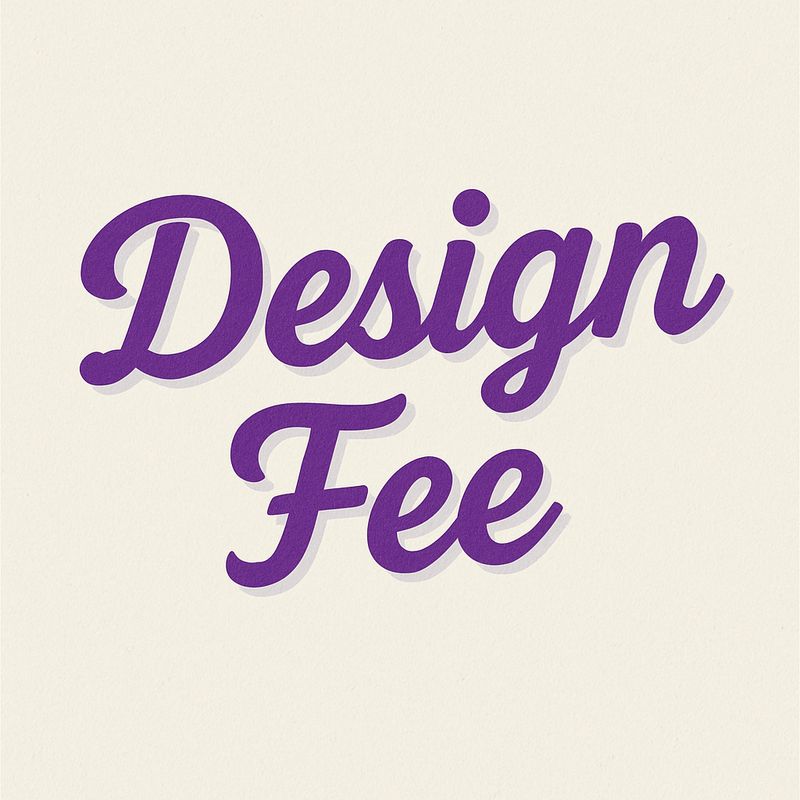 Custom Design Fee – Personalized Artwork or Logo Setup for Custom Apparel