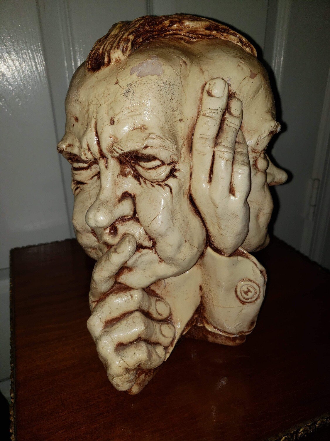 Richard Nixon 1970’s Heat , See,Speak no Evil Watergate Candle