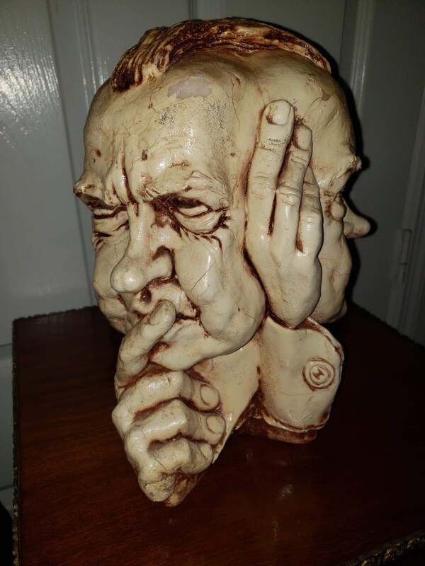 Richard Nixon 1970’s Heat , See,Speak no Evil Watergate Candle