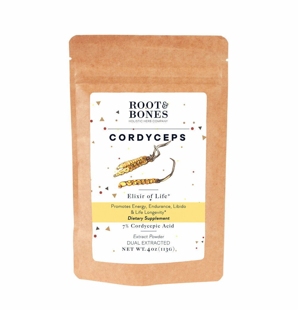 Cordyceps Mushroom 4oz Bag by Roots & Bones
