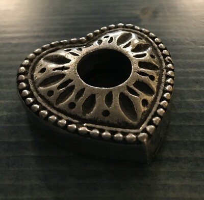 Metal Heart Mini Candle Holder