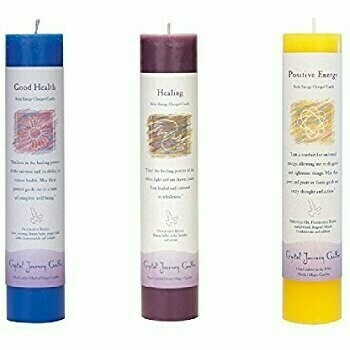 Reiki Herbal Pillar Candle