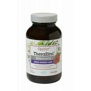 Quantum® Thera Zinc Elderberry Lozenges, Raspberry