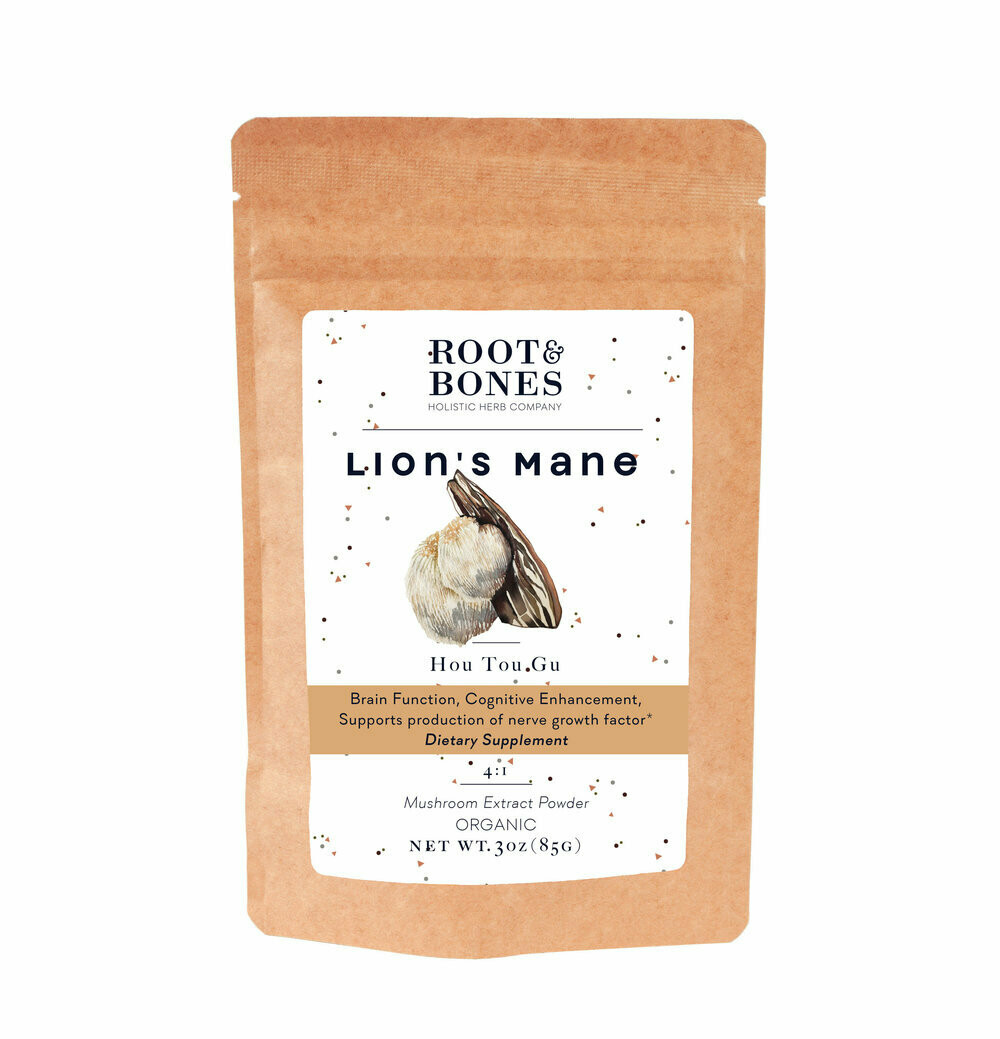 Lion's Mane Mushroom 3oz Bag by Roots & Bones