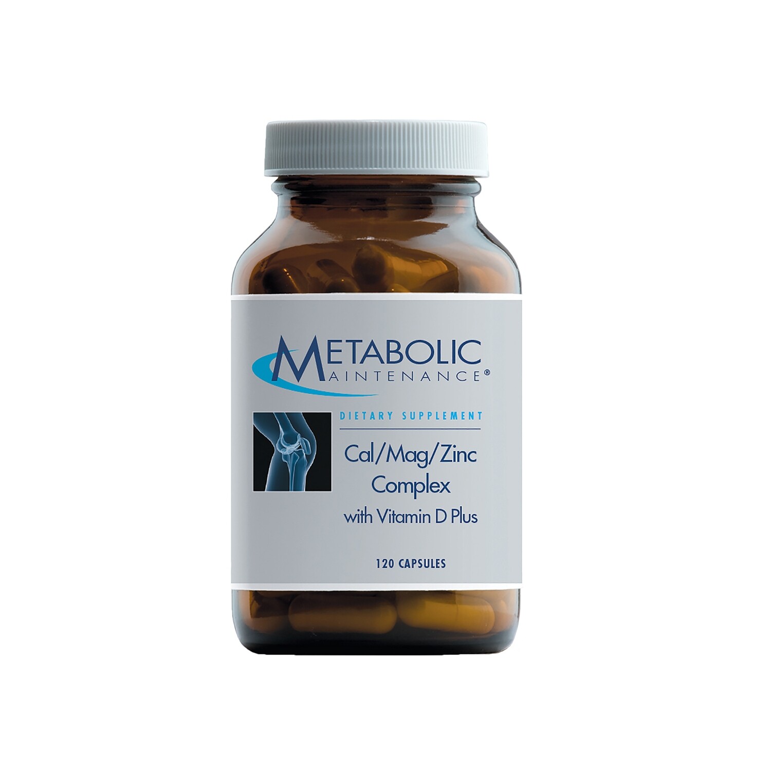 Cal/Mag/Zinc w/Viamin D Plus by Metabolic Maintenance 120 ct
