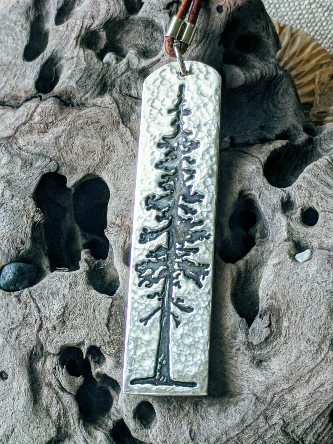 Redwood Tree Pendant (Giant) by Seaside Silver