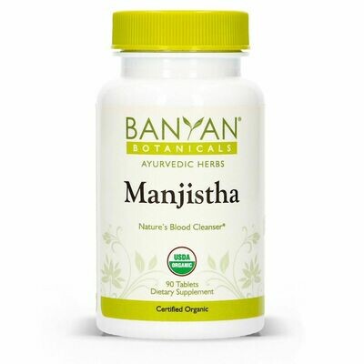 Manjistha Tablets by Banyan Botanicals 90ct