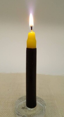 Beeswax Chime Closed Road Reversal Candle (Yellow)
