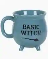 Basic Witch Mug Blue Cauldron