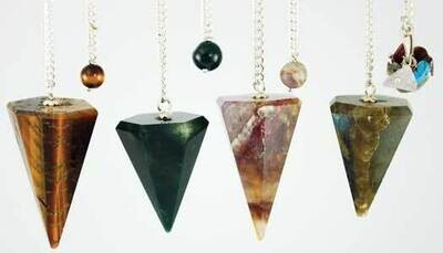 Gemstone Pendulum, assorted