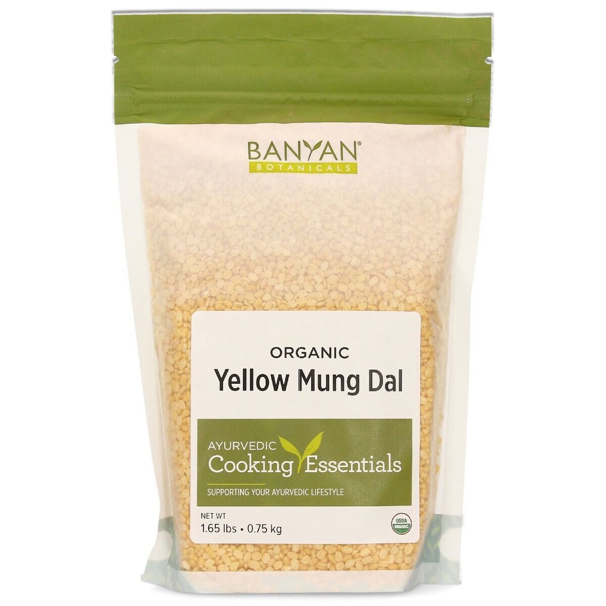 Yellow Mung Dal 1.65lbs by Banyan Botanicals